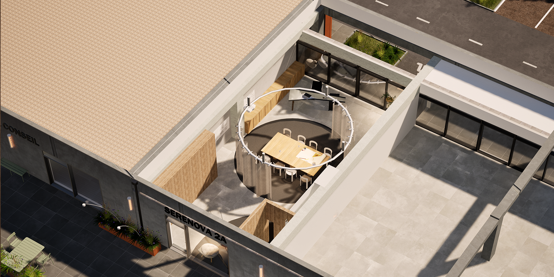 3 2 architecture d'intérieur décoration aménagement de bureau serenova 2a ajaccio