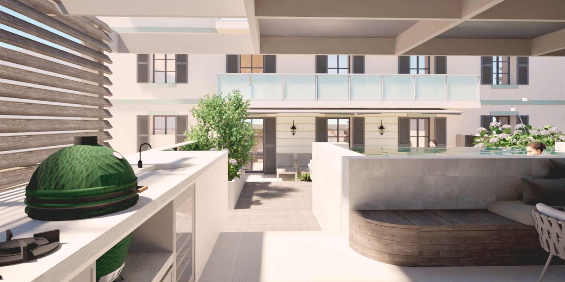 Architecte Paysagiste rooftop jardin intérieur